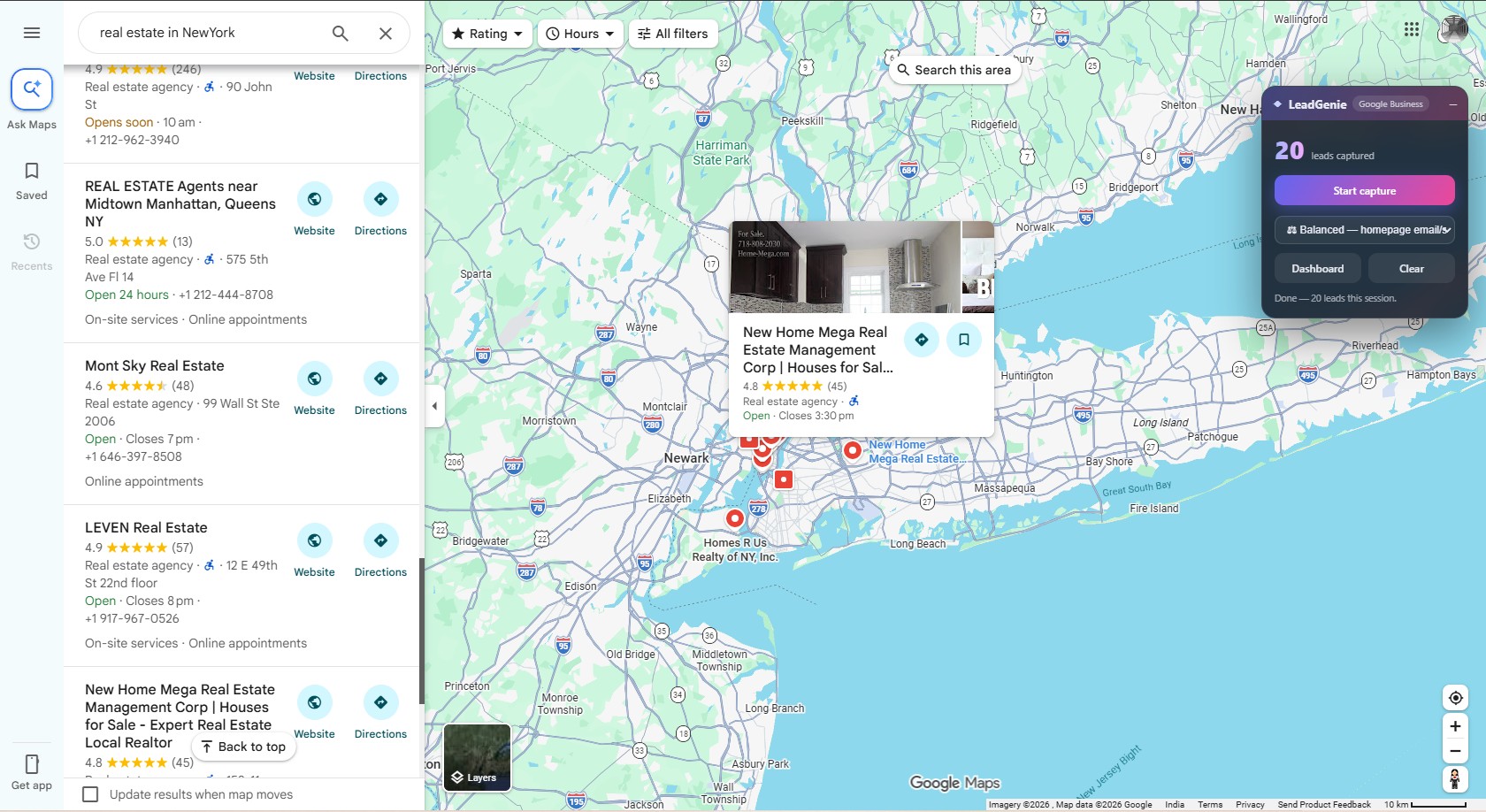 Google Maps Auto-Capture